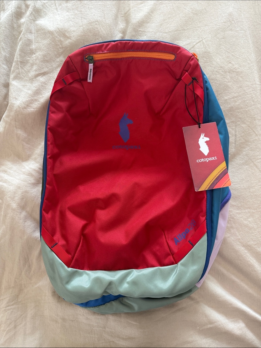 cotopaxi Red, Teal & Mint Everyday Backpack